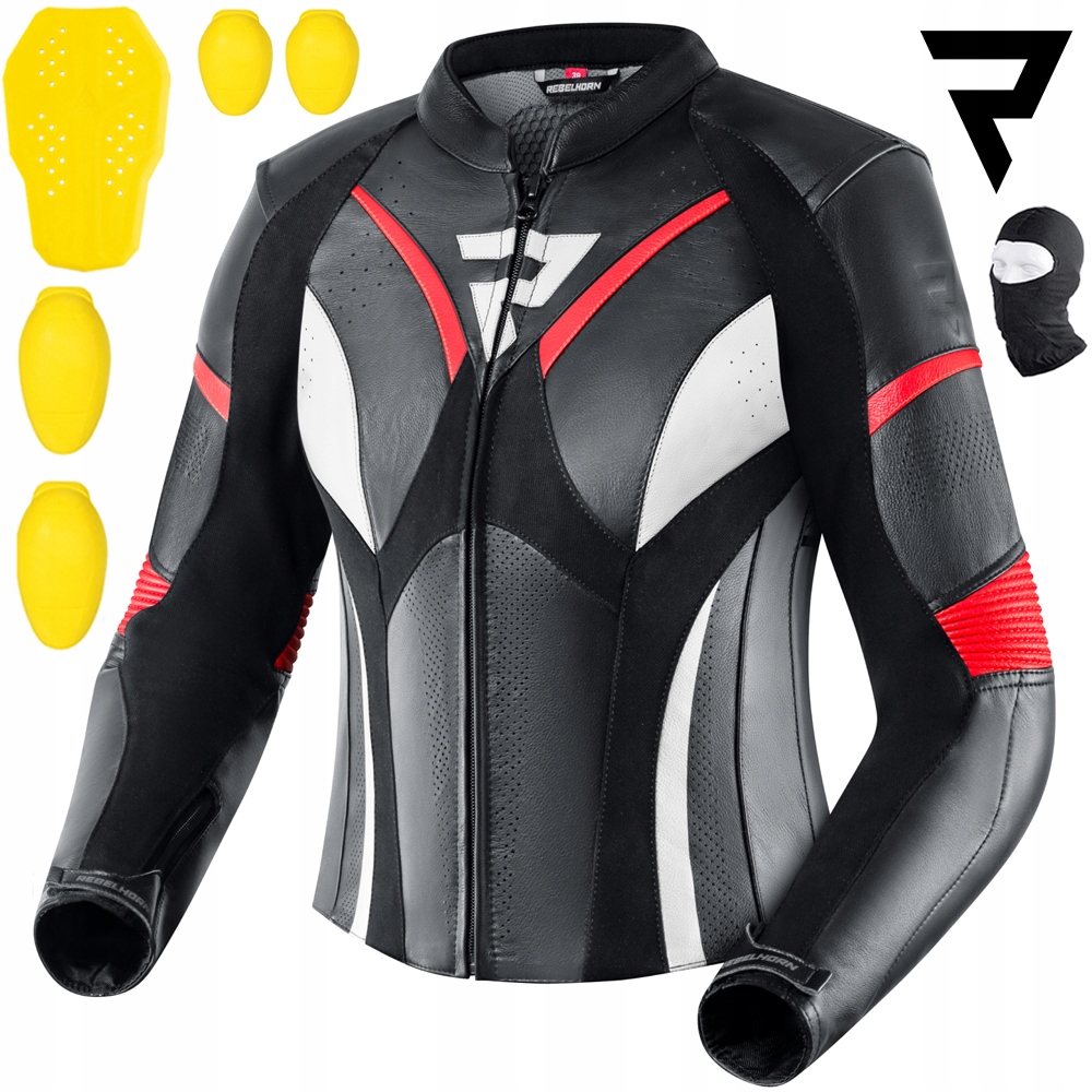 Motocyklová Bunda Rebelhorn Rebel Lady Dámska Kožená Sas-tec Darček