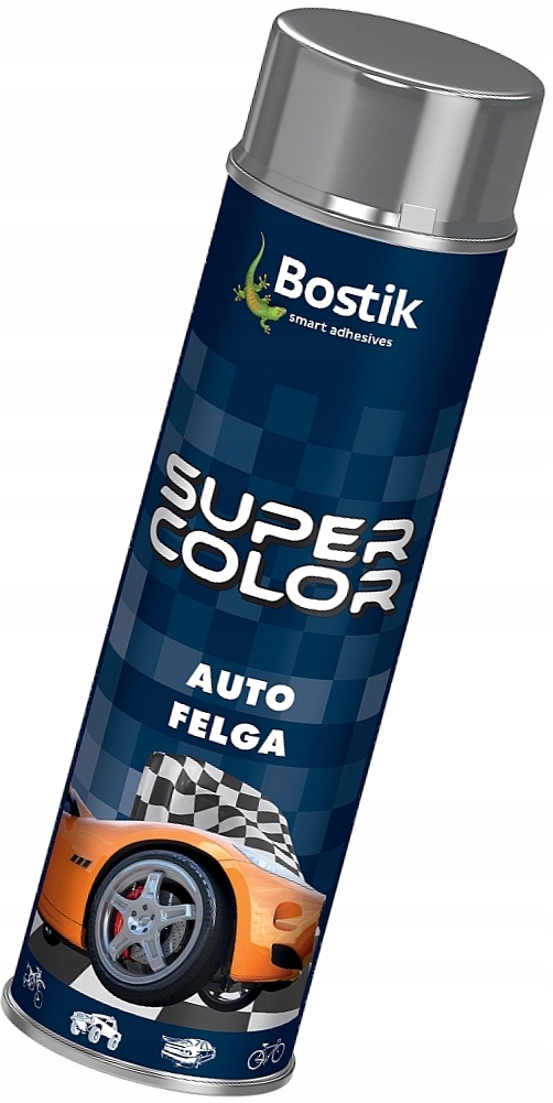 Bostik Color Auto Felga Lakier Do Felg Stalowych 500ml Srebrny