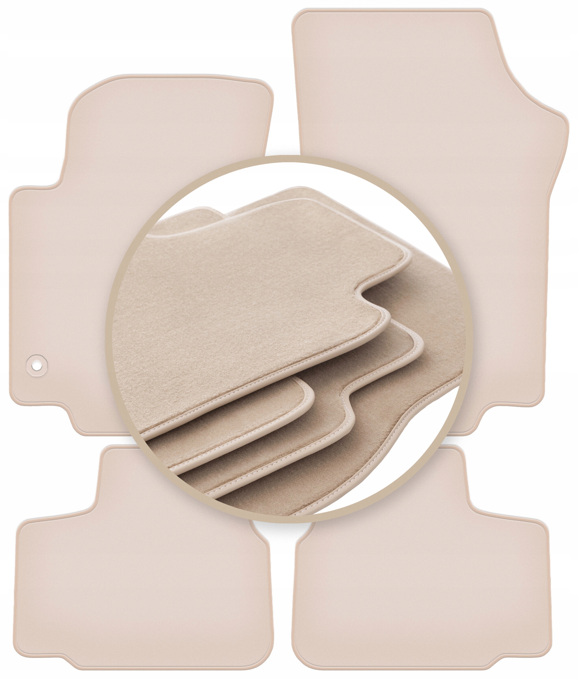 Velúrové koberčeky 10 mm Premium pre: Škoda Citigo hatchback 2011-