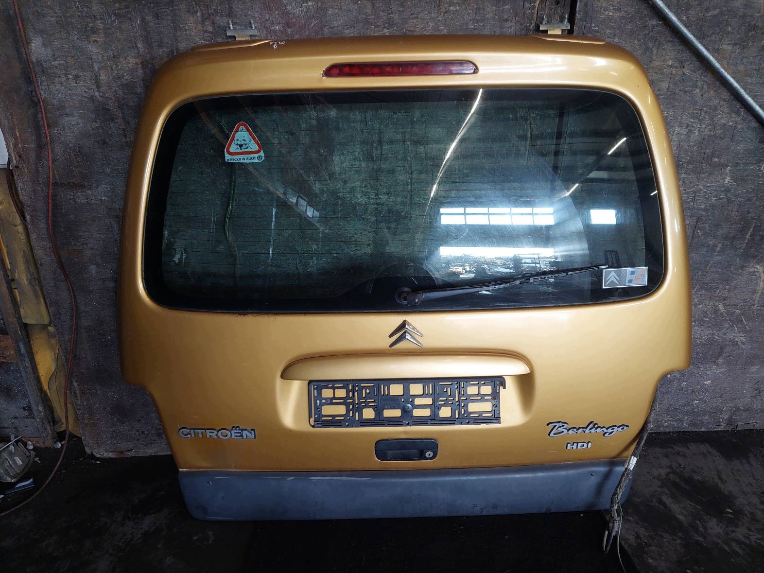 trunk door boot + lights CITROEN BERLINGO and