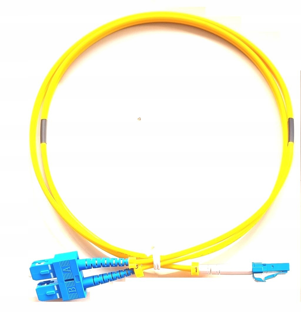 EXTRALINK PATCHCORD SM LC/UPC-SC/UPC G.652D DUPLEX 3.0MM 0.5M (EX12240)