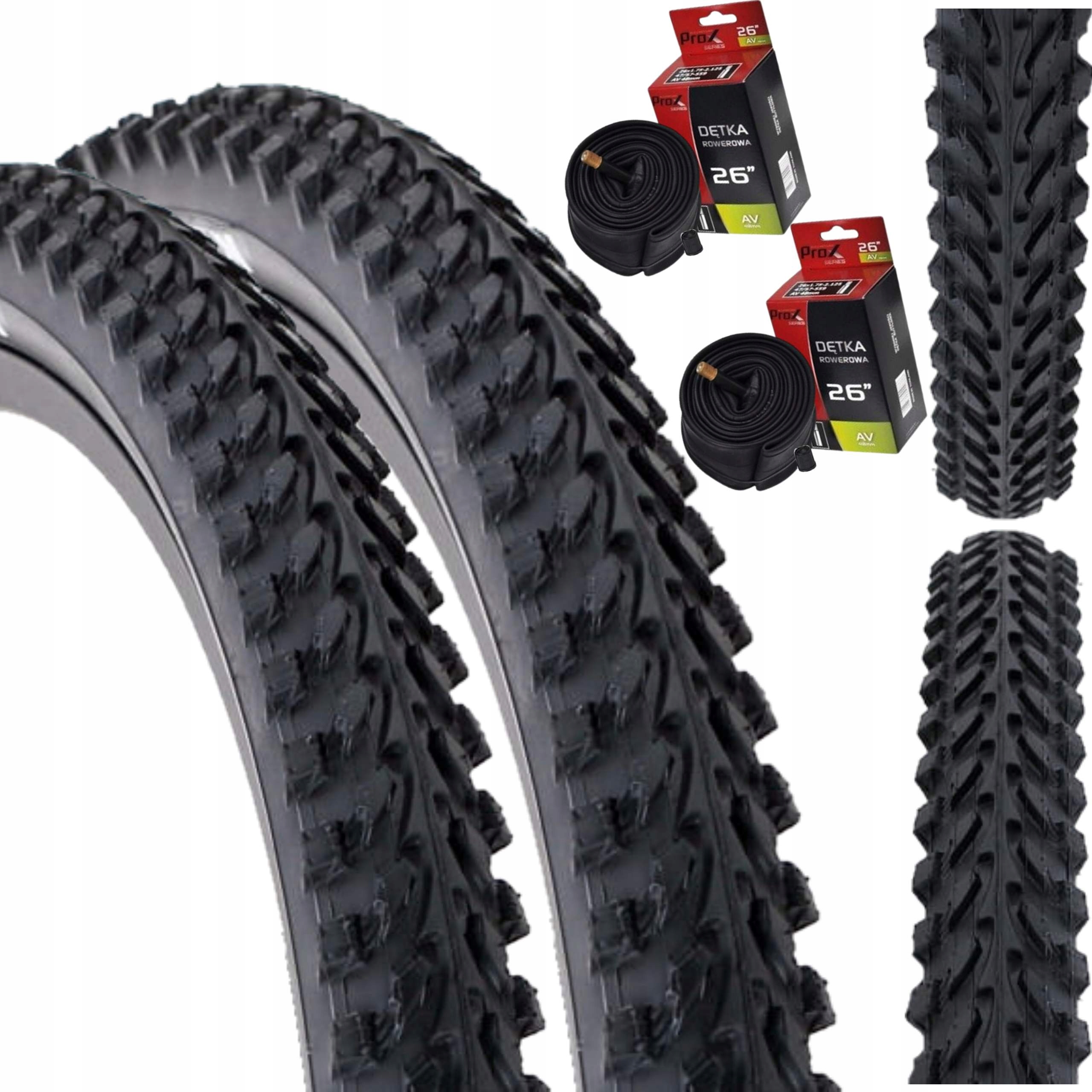 2x Kenda K898 Plášť Na Kolo 26x1,95 Horská Sada S Dušemi 2 Komplety