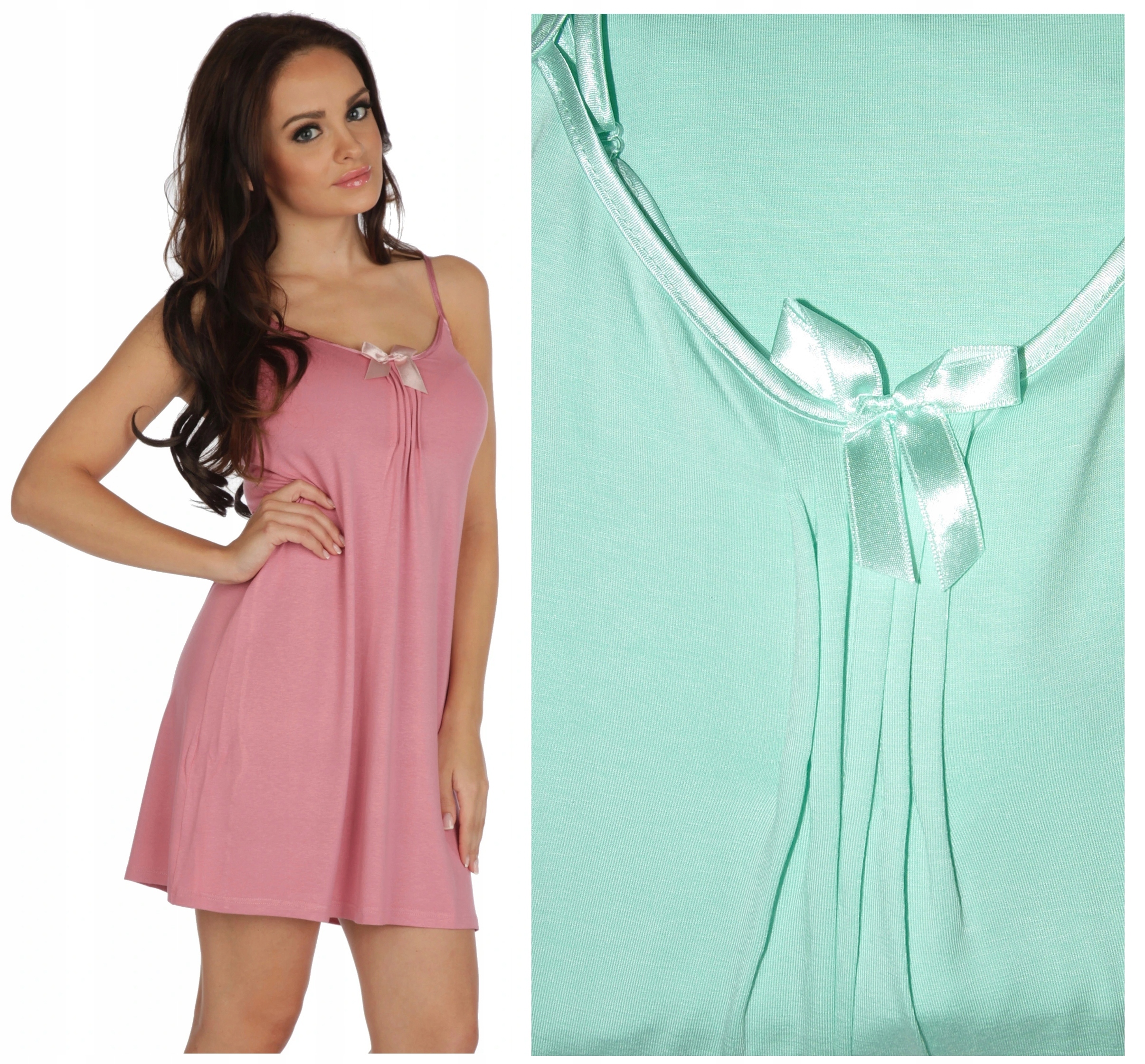 KOSZULA NOCNA-DE LAFENSE VISA 872-roz.L/40