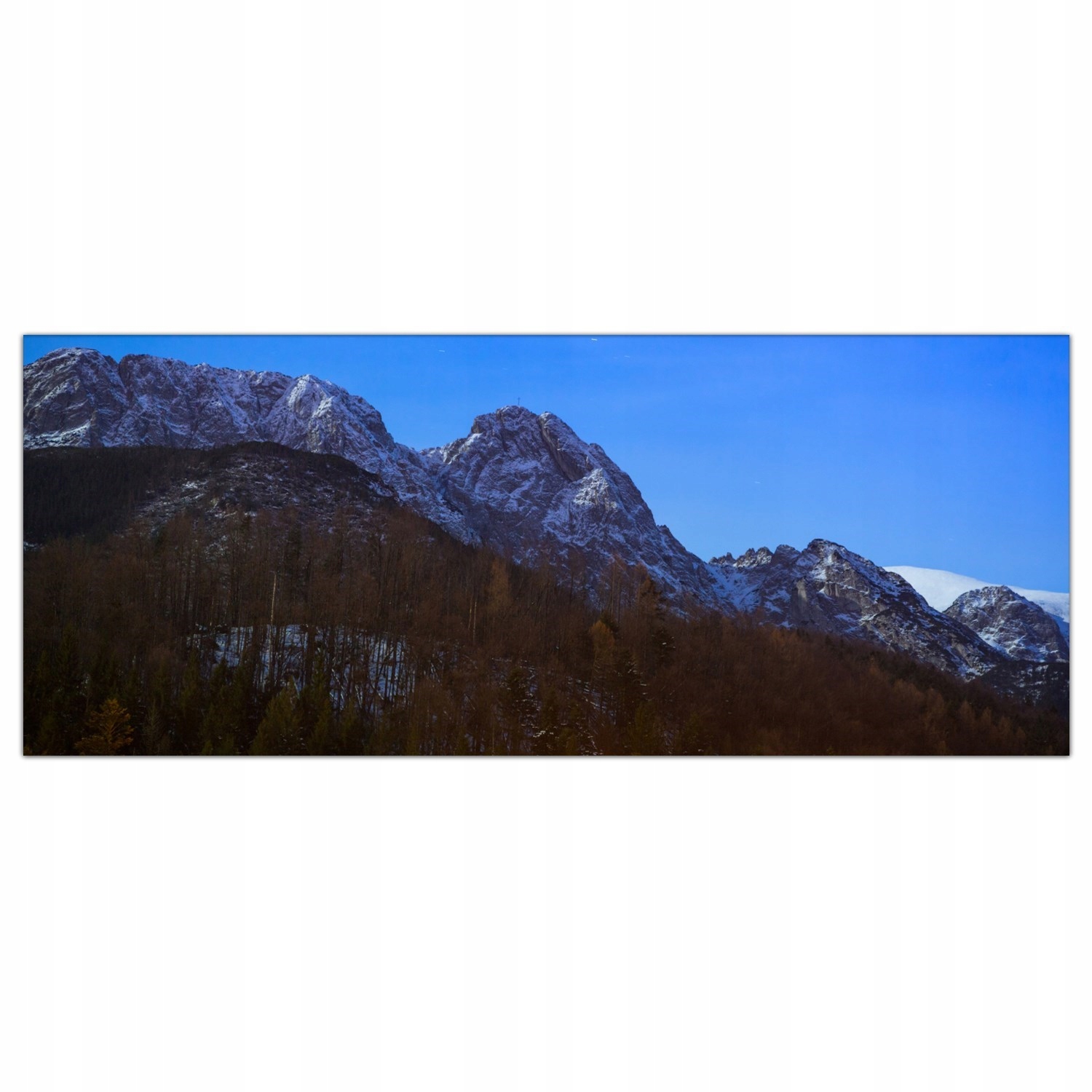 Hory Noc Krajina 125x50 Skleněné panely do kuchyně