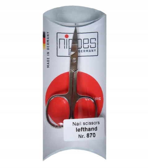 Nippes Solingen Nůžky na nehty pro leváky 1 ks