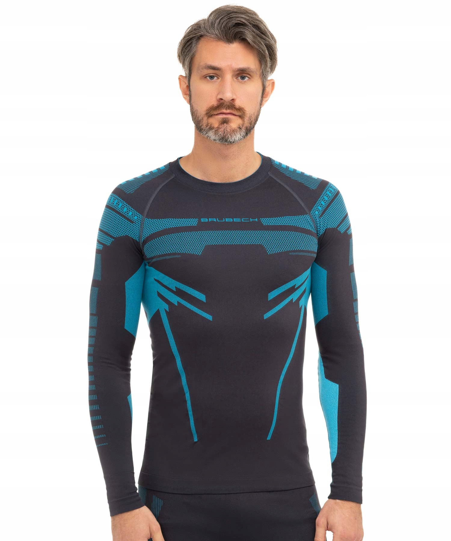 Bluza męska Brubeck Dry Thermo grafit/nieb XXL EAN (GTIN) 5908239637859