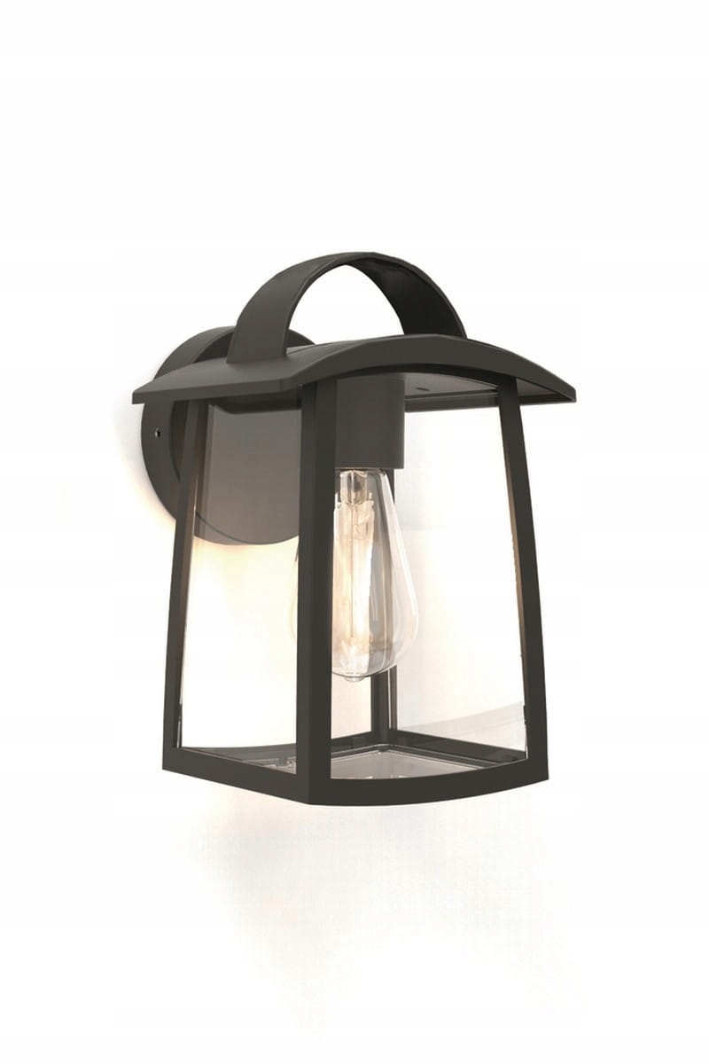 Fasádní lampa Venkovní nástěnné svítidlo Kelsey Černá IP44 Lutec