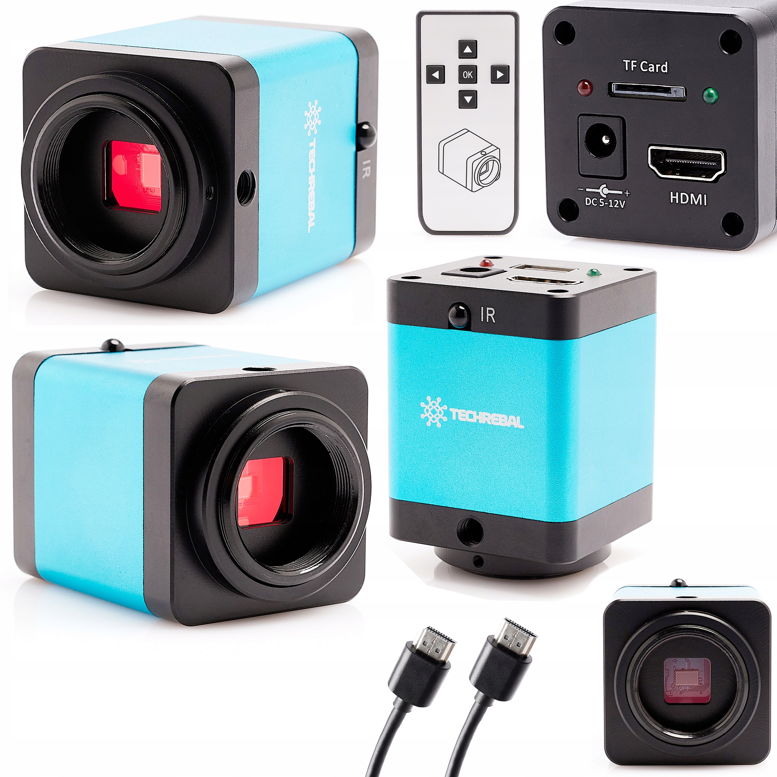 Kamera Pro Mikroskop Techrebal 12MP Hdmi Microsd