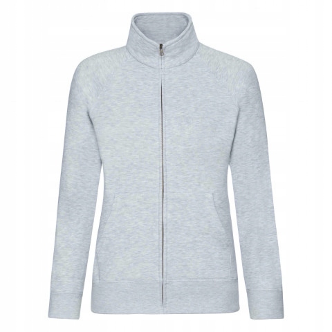 

Bluza damska Premium Zip Thru FruitLoom Grey M