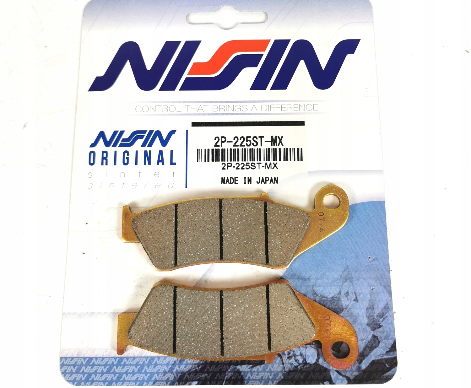 2P-225ST-MX 3644 - Гальмівні колодки NISSIN 225ST-MX FA185