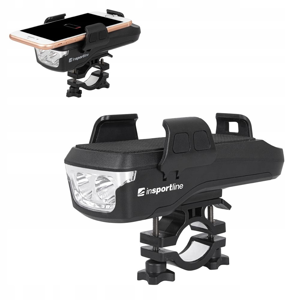 Uchwyt rowerowy na telefon z powerbankiem inSPORTline Keporfun