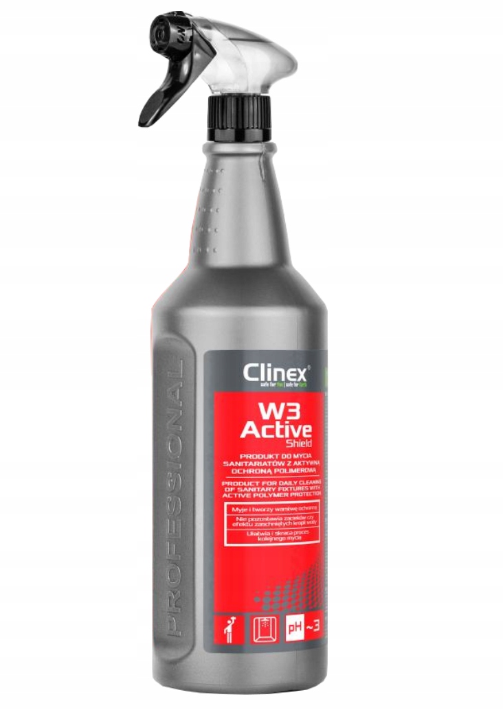 

Clinex W3 Active Shield mycie kabin prysznicowych