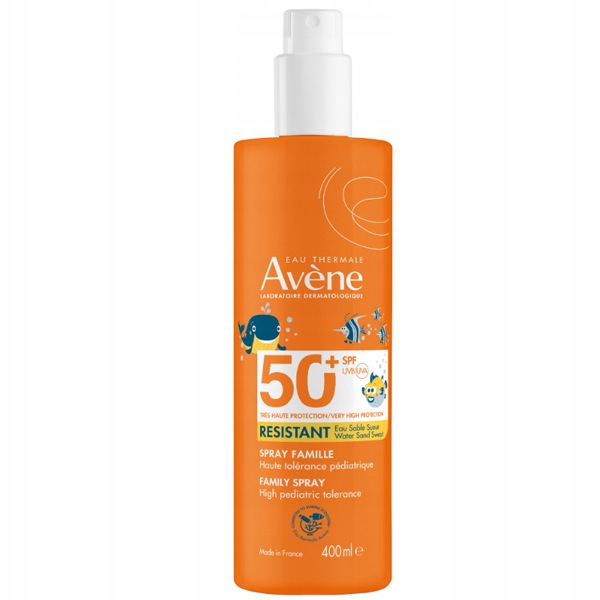 Avène Sun Spray dla Rodziny Ochrona Przeciwsłoneczna Spf 50+ 400 ml