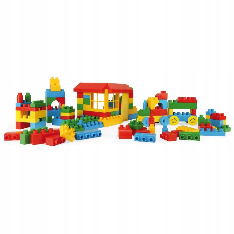 Klocki Blocks 132 El Kolorowe Bezpieczne Polskie Wader 41271