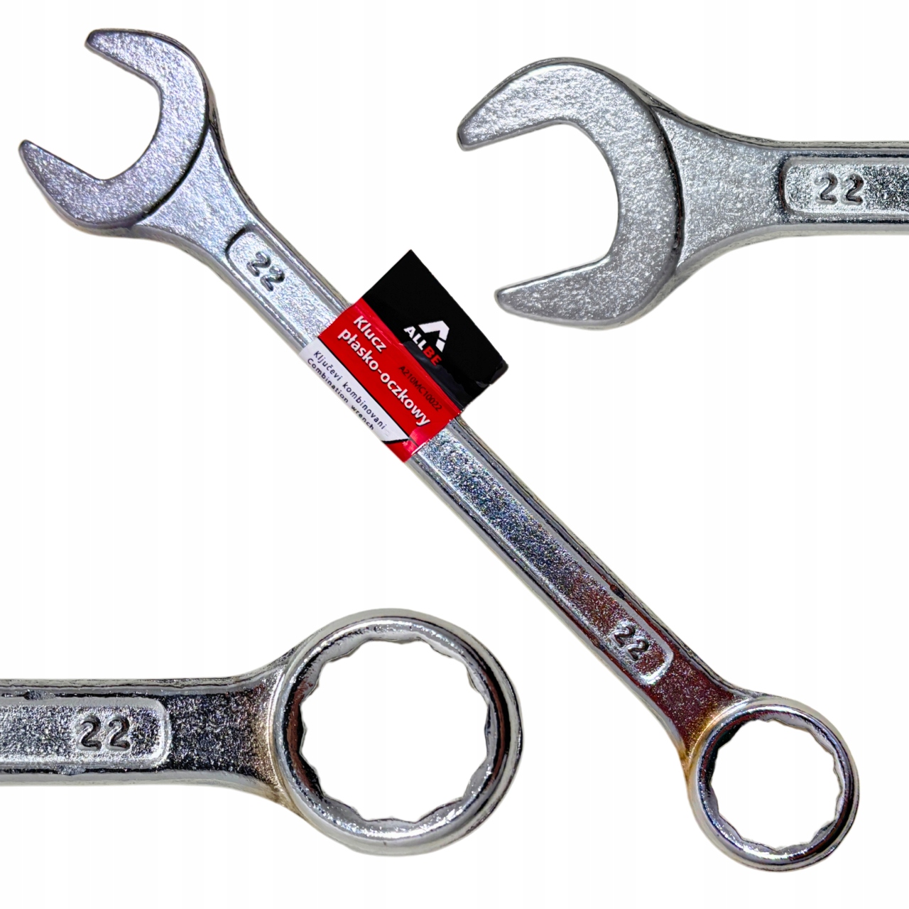 Klucz Płasko Oczkowy 22mm Stal Klucze Płasko-oczkowy