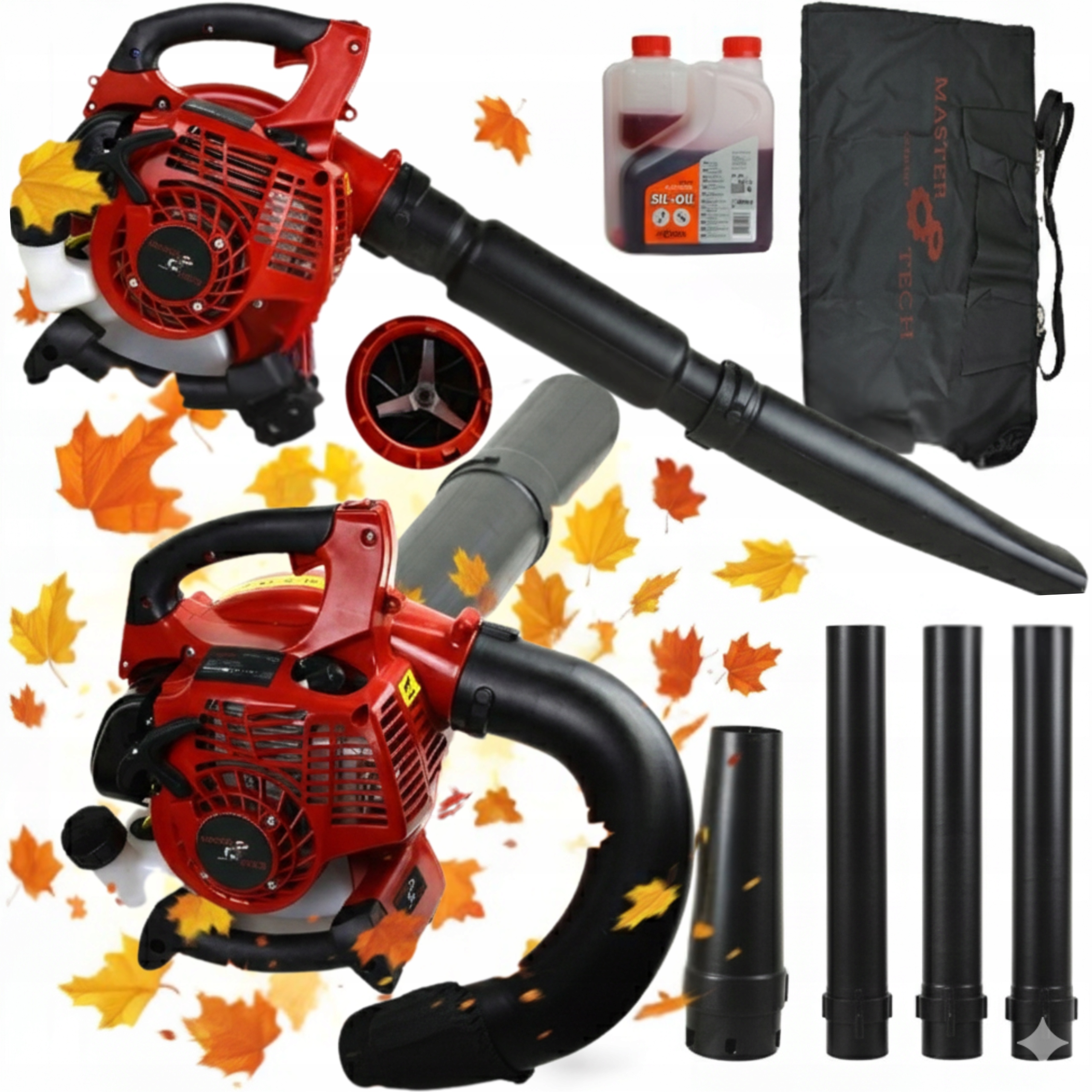 Dúchadlo Na Snehové Lístie, Záhradný Benzínový Vysávač S Drvičom 4V1