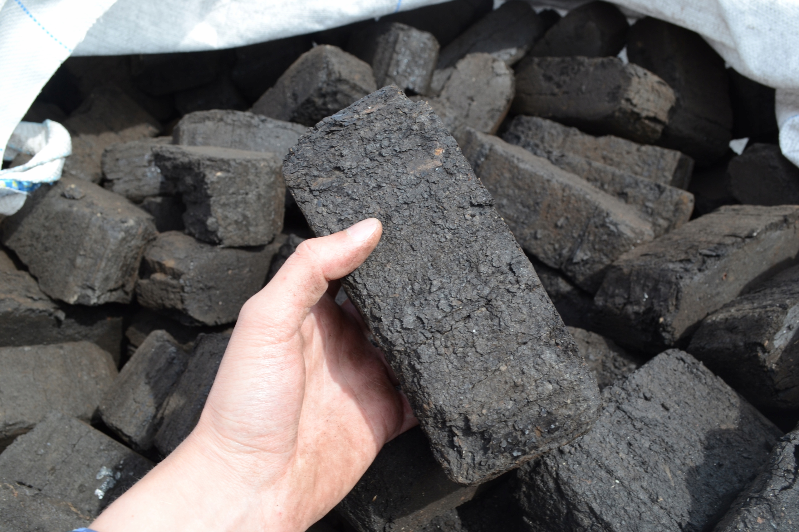 Brykiet TORFOWY w KARTONIE 20 kg czarny TANI OPAŁ Typ produktu brykiet