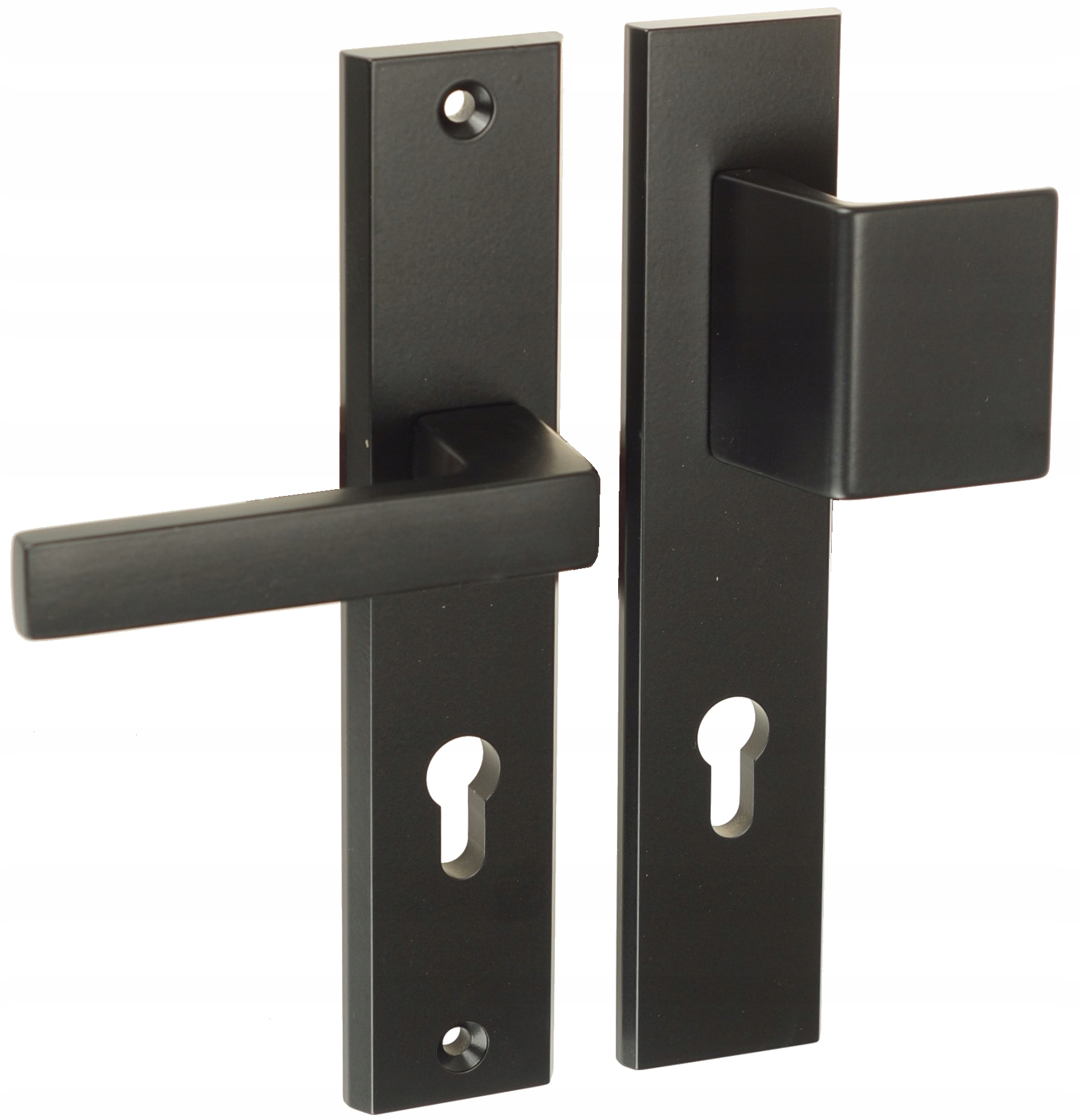 Univerzální Klika Pro Vnější Dveře Theo 90 MM, Vložka Černá