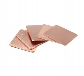 

Podkładka miedziana termoprzewodząca 20x20mm 1mm