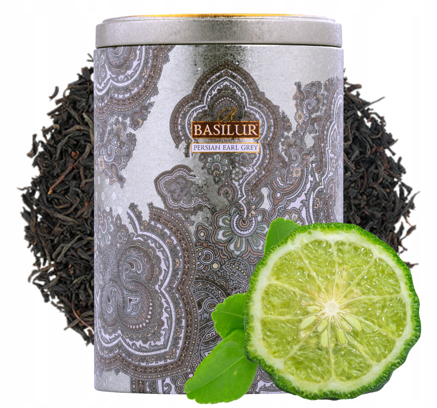 Levně Basilur Persian Earl Grey černý čaj s Bergamotem 100 g sypaného čaje v Plechovce