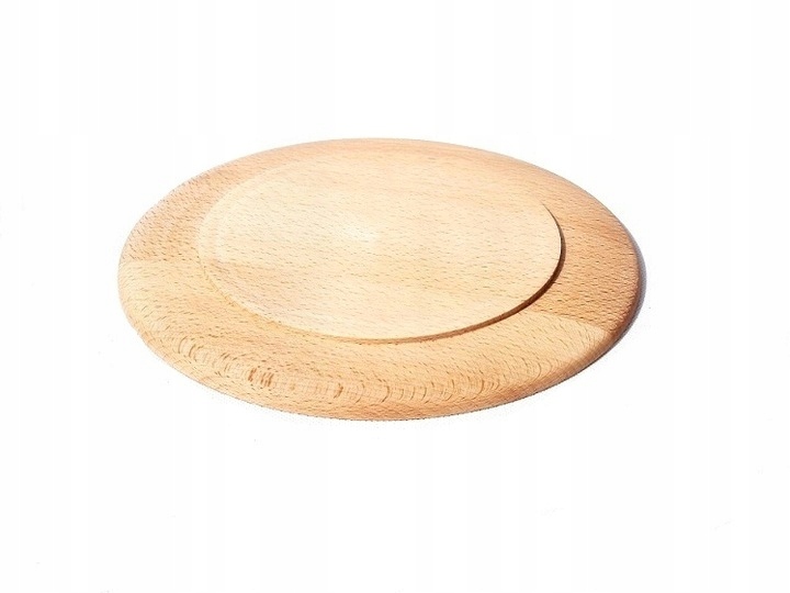 DREWNIANY TALERZ PATERA OKRĄGŁY fi. 25 cm Marka inna