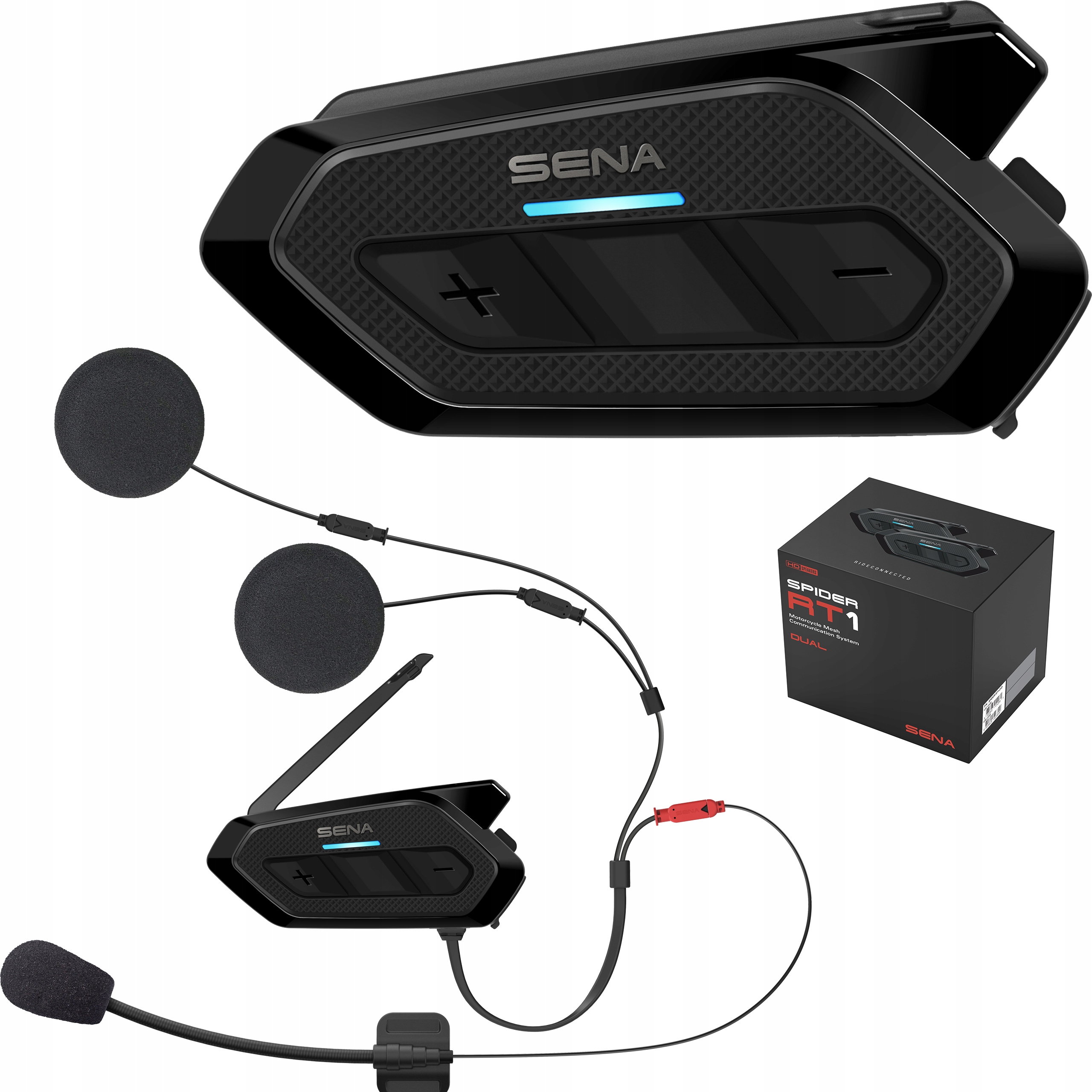 Sena Spider RT1 Pre 2 Prilby Mesh Interkom Dual