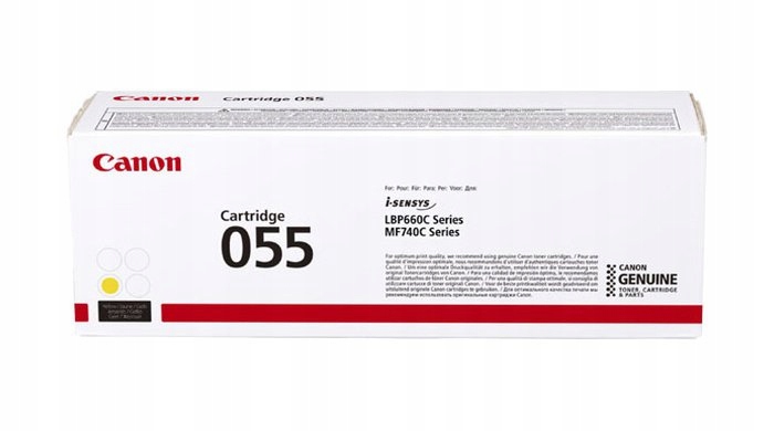 Originálny toner Yellow Canon CRG055Y, CRG-055Y (3013C002)