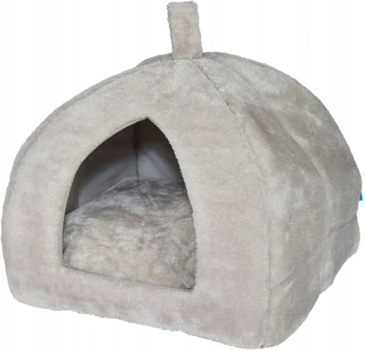 Levně Plyšový pelíšek pro psa/kočku Huise 40x35 cm, světle šedý