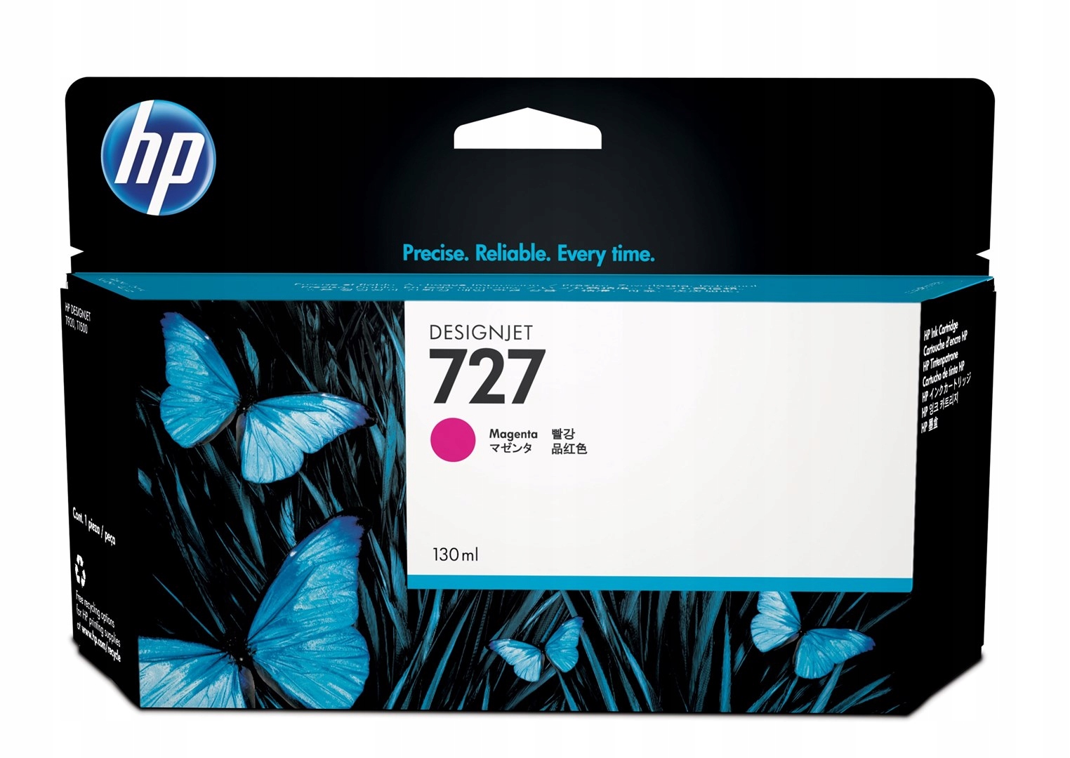 Hp B3P20A Tusz Hp 727 magenta 130 ml atramentowy