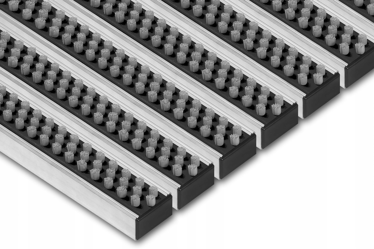 Účinná kartáčová hliníková stěrka 60x40