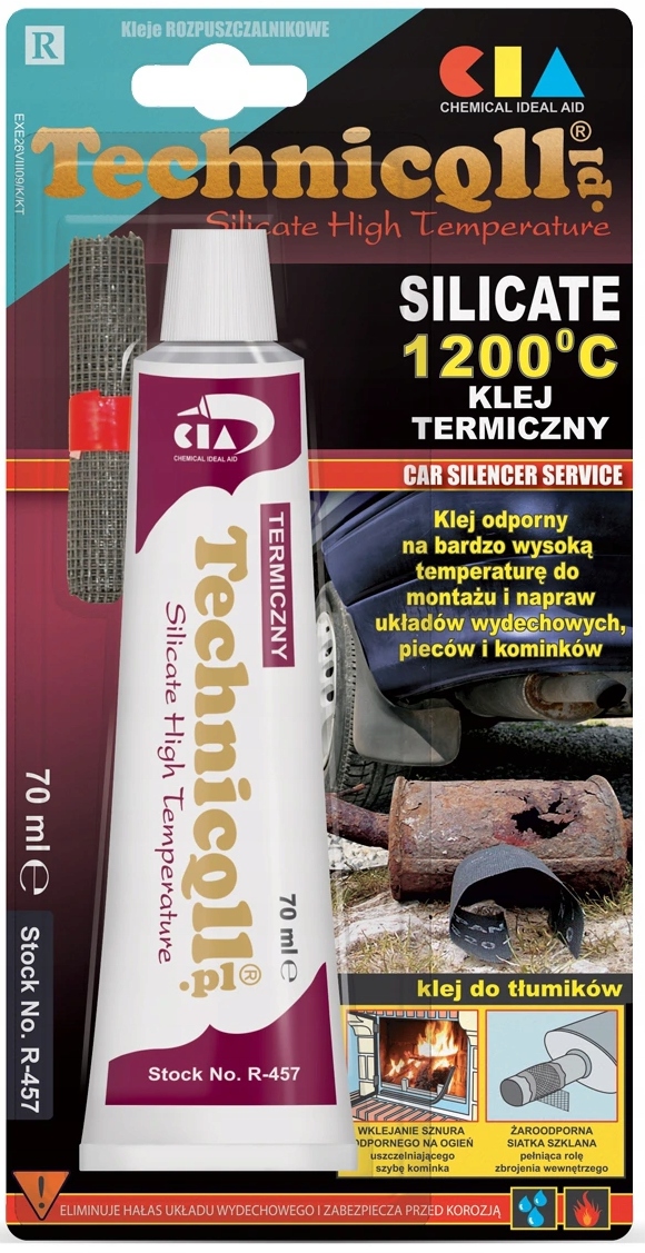 

Klej Termiczny 1200°C 70 ml. Technicqll R-457