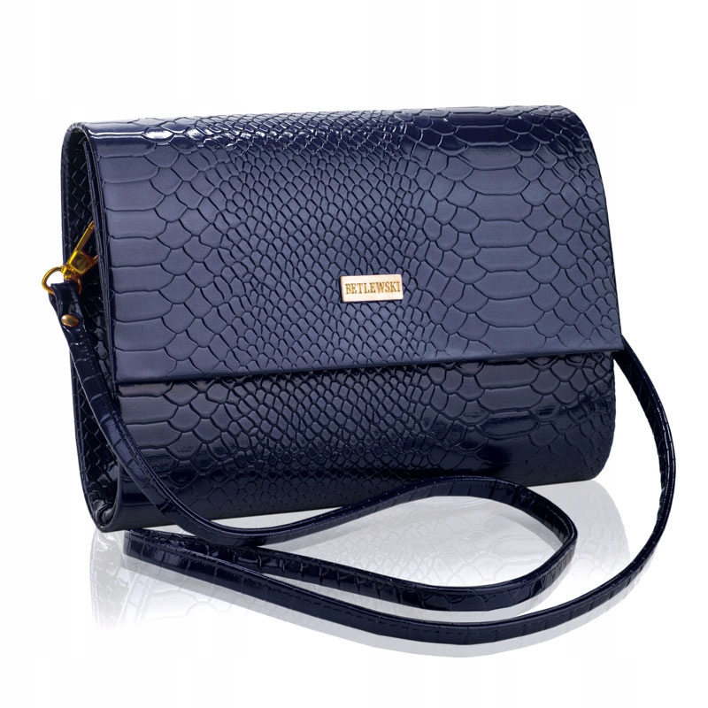 

Betlewski torebka damska kopertówka wężowa mała