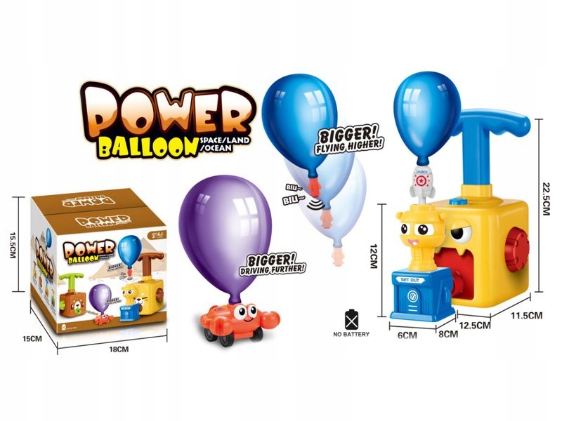 

Wyrzutnia Autek Balonów Balony Zestaw Power Balon
