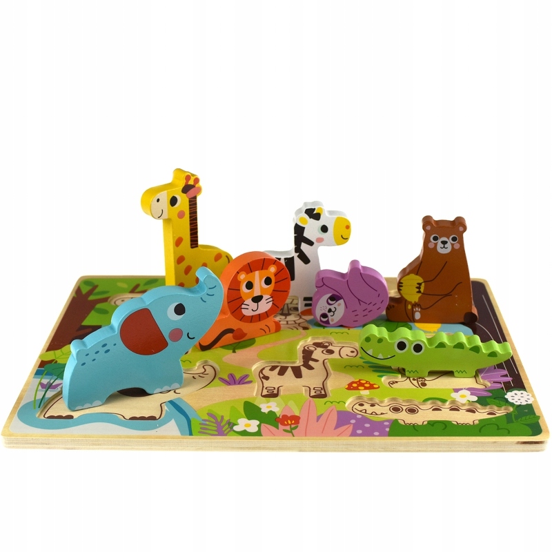 

Drewniane Puzzle Zwierzątka Tooky Toy