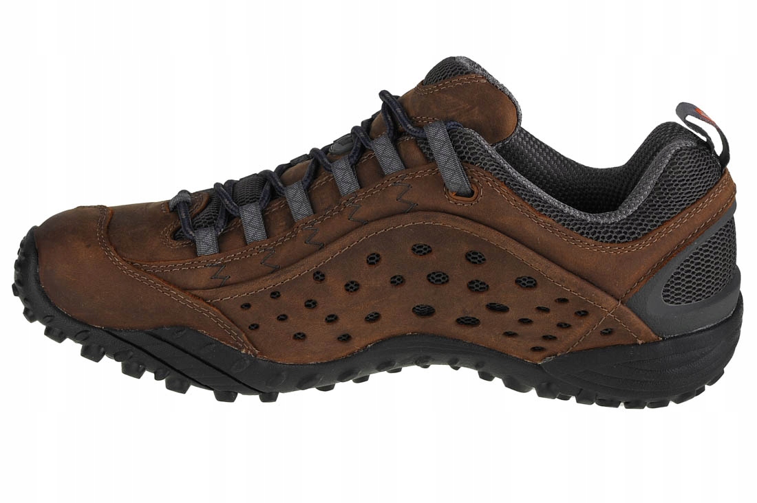 Merrell Intercept ~44,5~ Trekkingová obuv pro muže Nubuk Hnědá