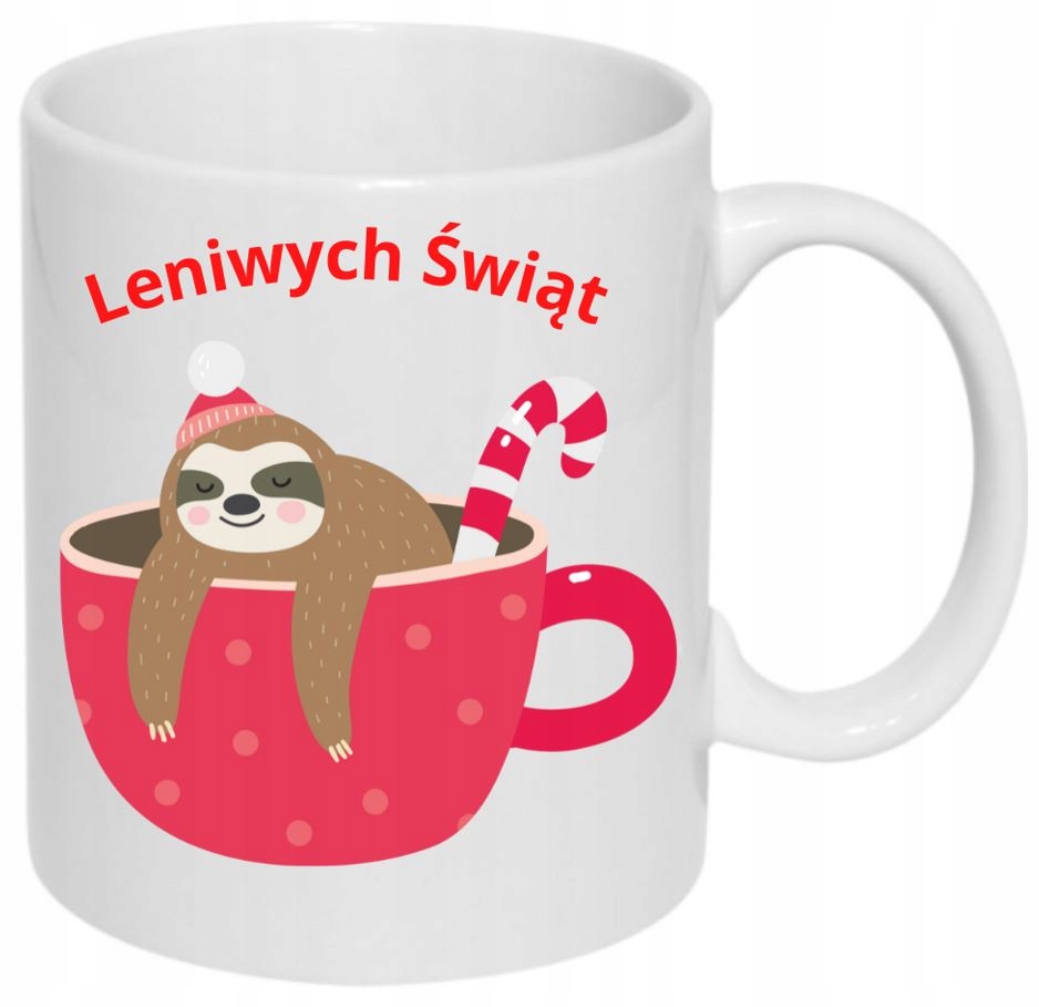 KUBEK PREZENT WESOŁYCH ... LENIWYCH ŚWIĄT LENIWIEC