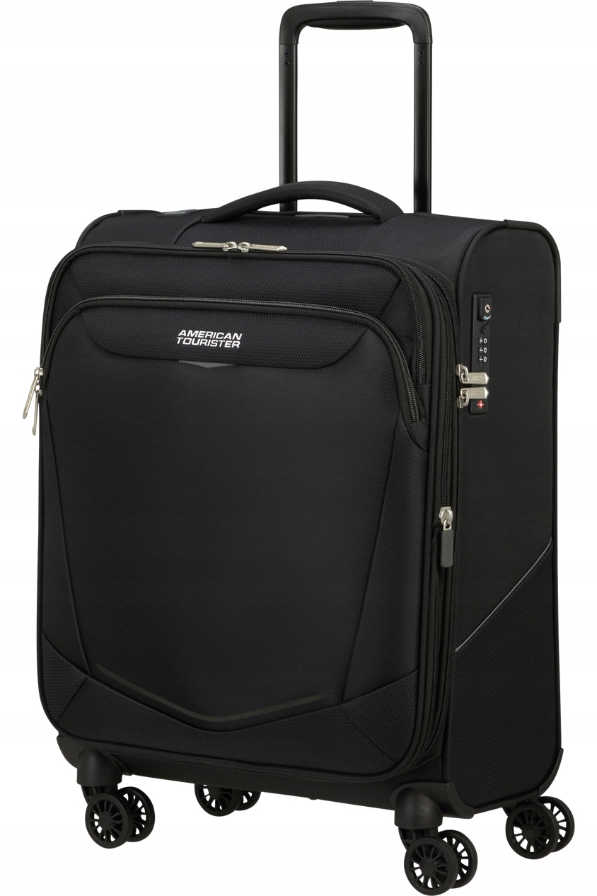 Walizka kabinowa American Tourister Summerride 55cm powiększana czarna
