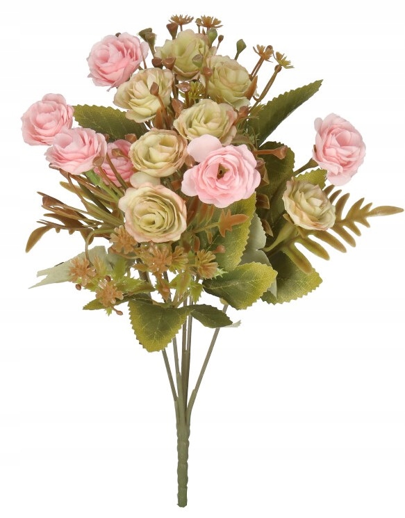 SZTUCZNE KWIATY ROŚLINY GAŁĄZKI BUKIET RÓŻ RÓŻA RÓŻE Stan opakowania oryginalne