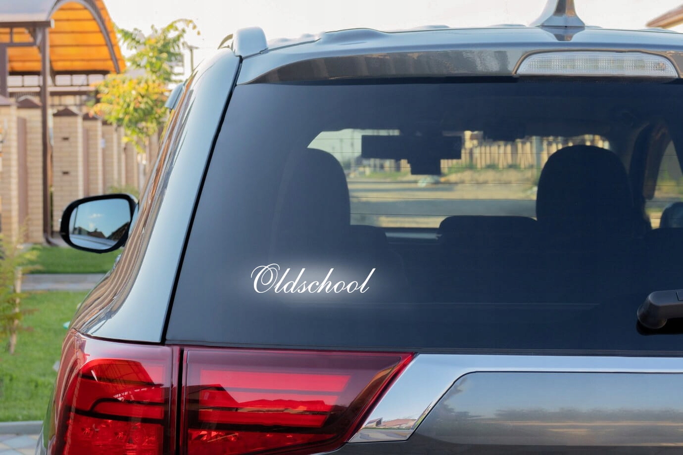 OLDSCHOOL - Naklejka na samochód na auto - ODBLASK Producent Inny