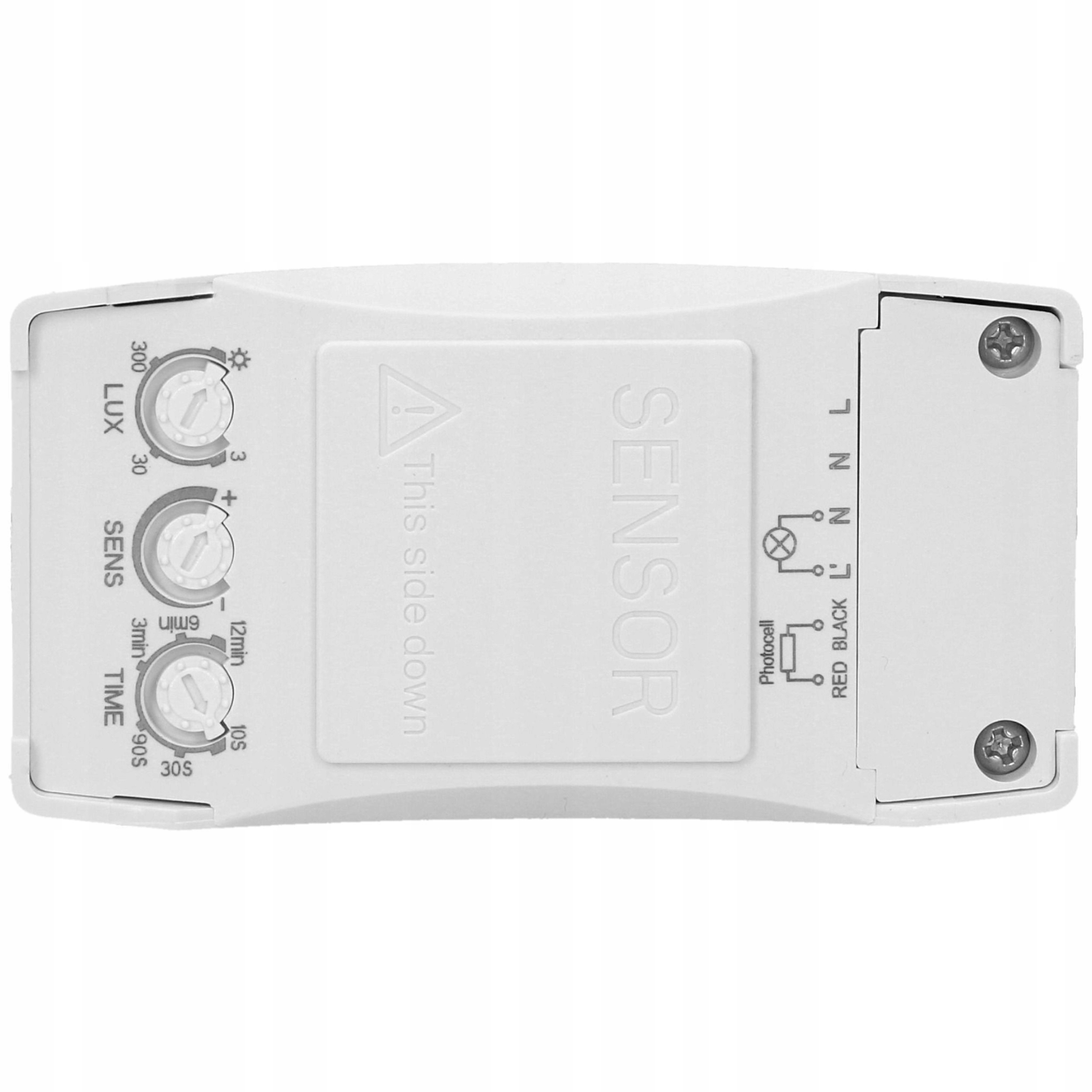 Mikrofalowy Czujnik Ruchu Do Zabudowy Sufitów LED Sensor Zmierzchu z Kablem Marka Orno