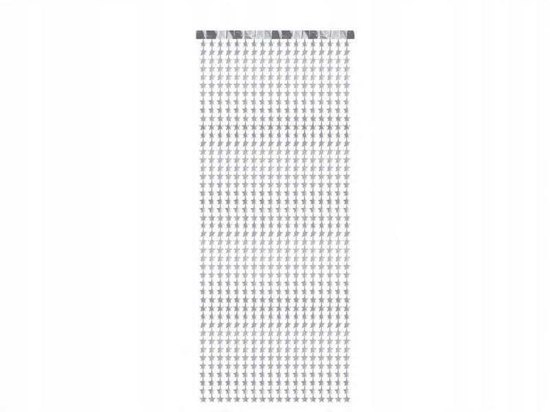 

Kurtyna Gwiazdki srebrne/100x245cm