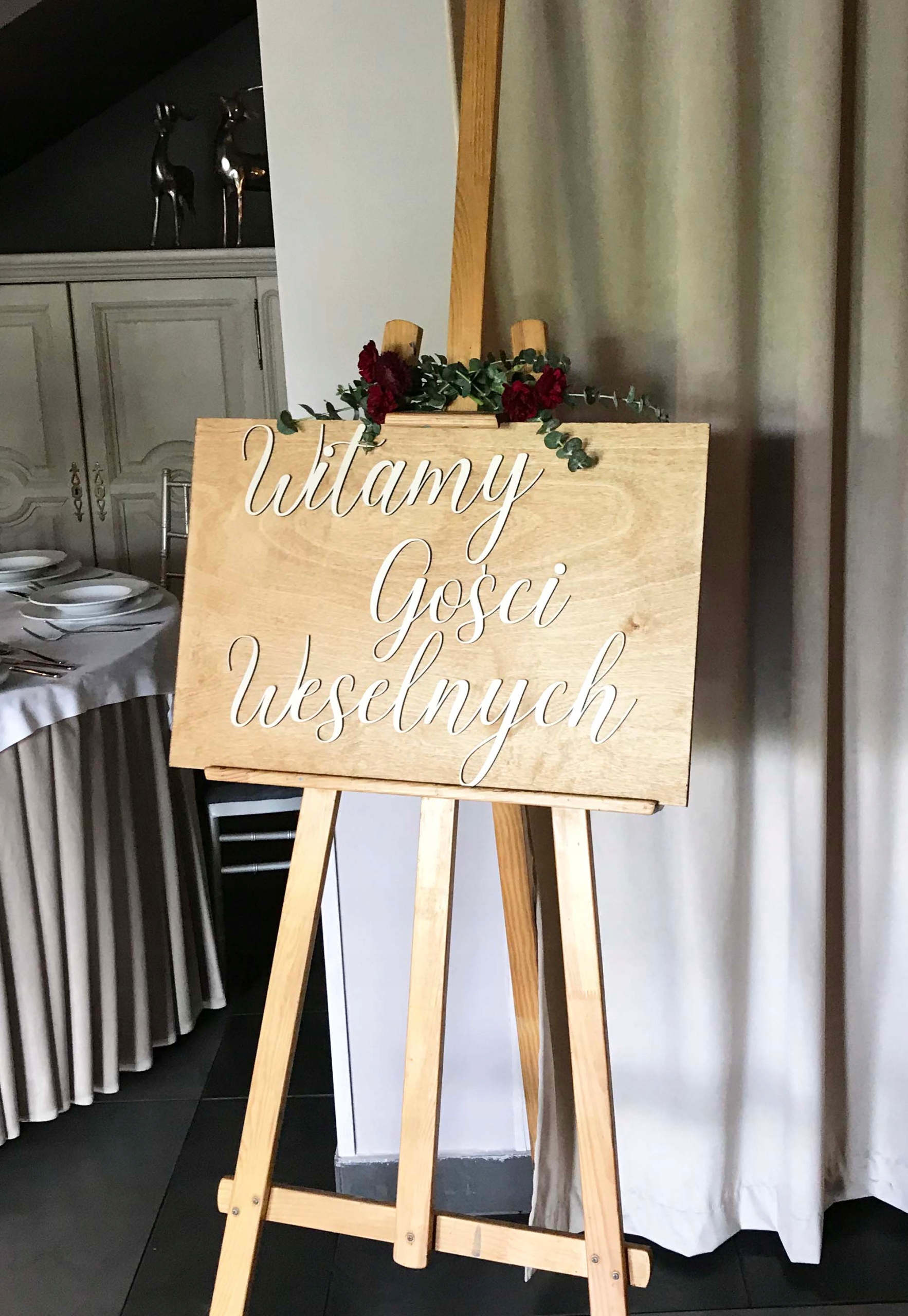 Dowolna drewniana litera 15 cm Kolor dominujący beże i brązy