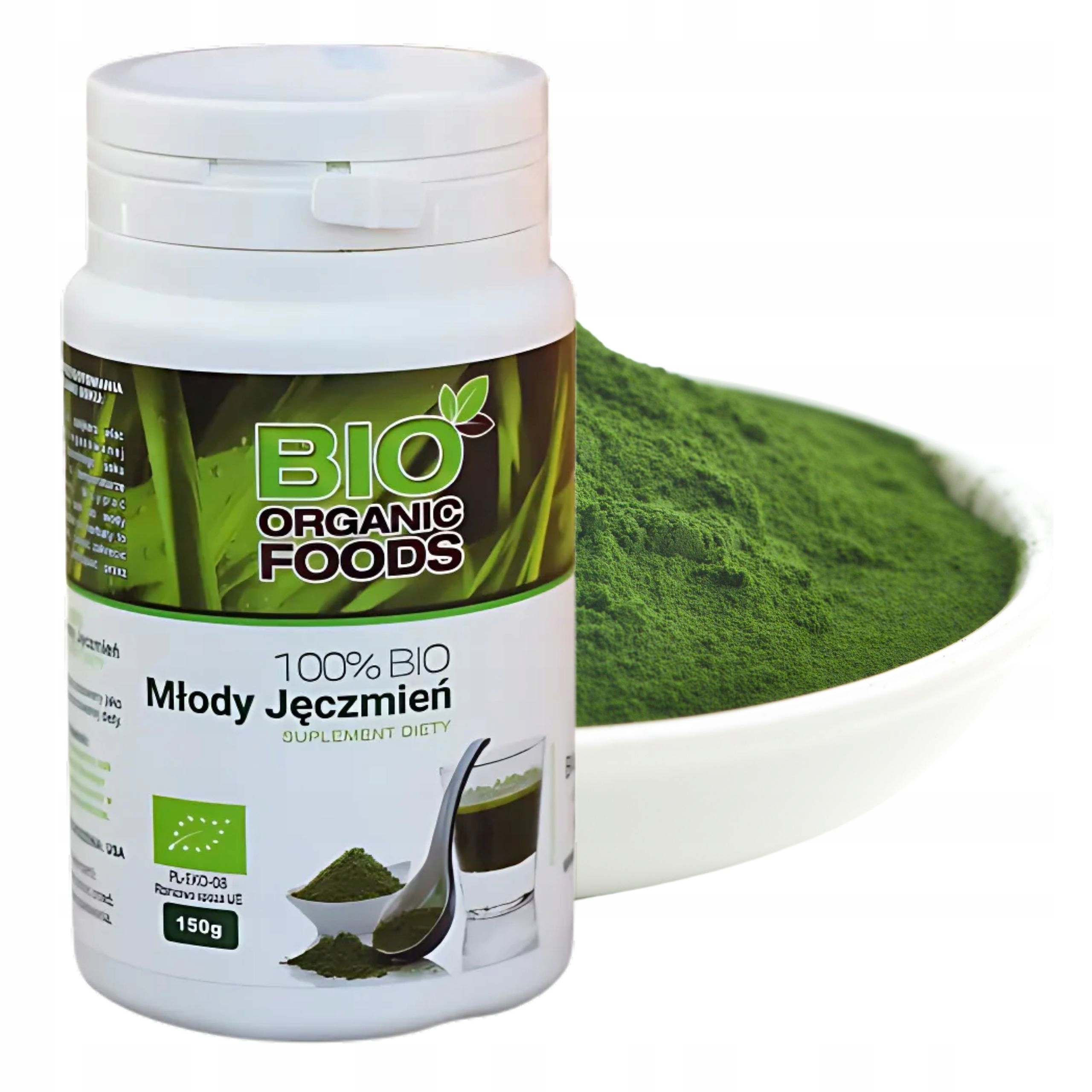 Levně Bio Mladý ječmen práškový džus Bio Organic Foods 150 g