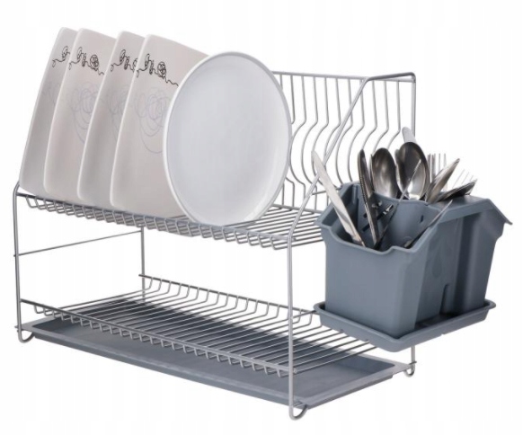 SUSZARKA DO NACZYŃ OCIEKACZ 2 POZIOMOWA KUCHENNA
