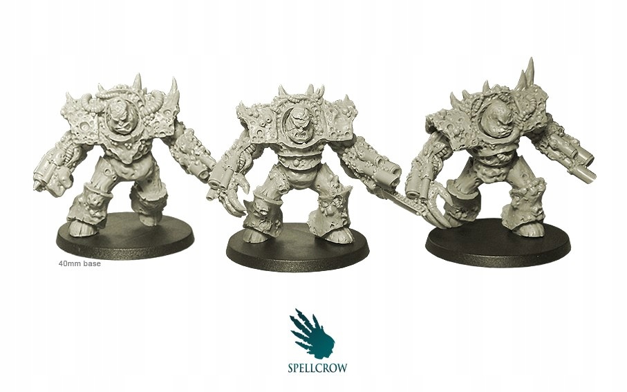 Plague Obliterated Knights 3 szt. Nurgla