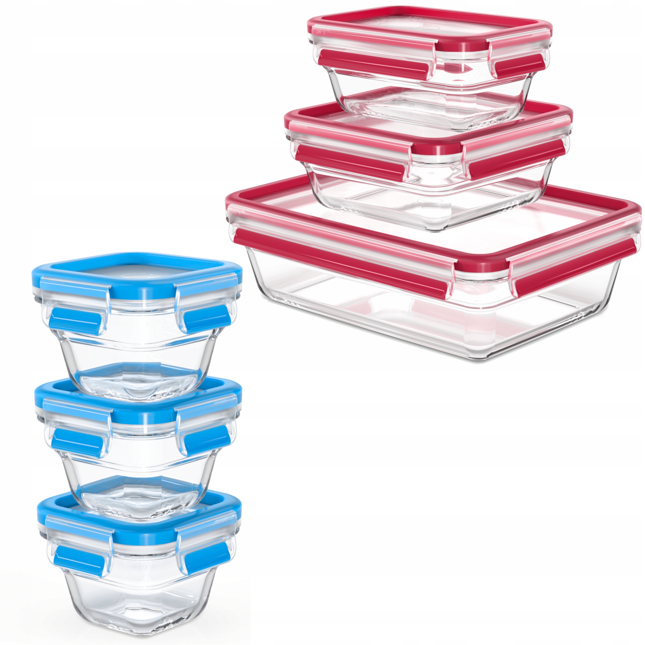 Zestaw pojemników na żywność Tefal do airfryer lunch box 6 el żaroodporne