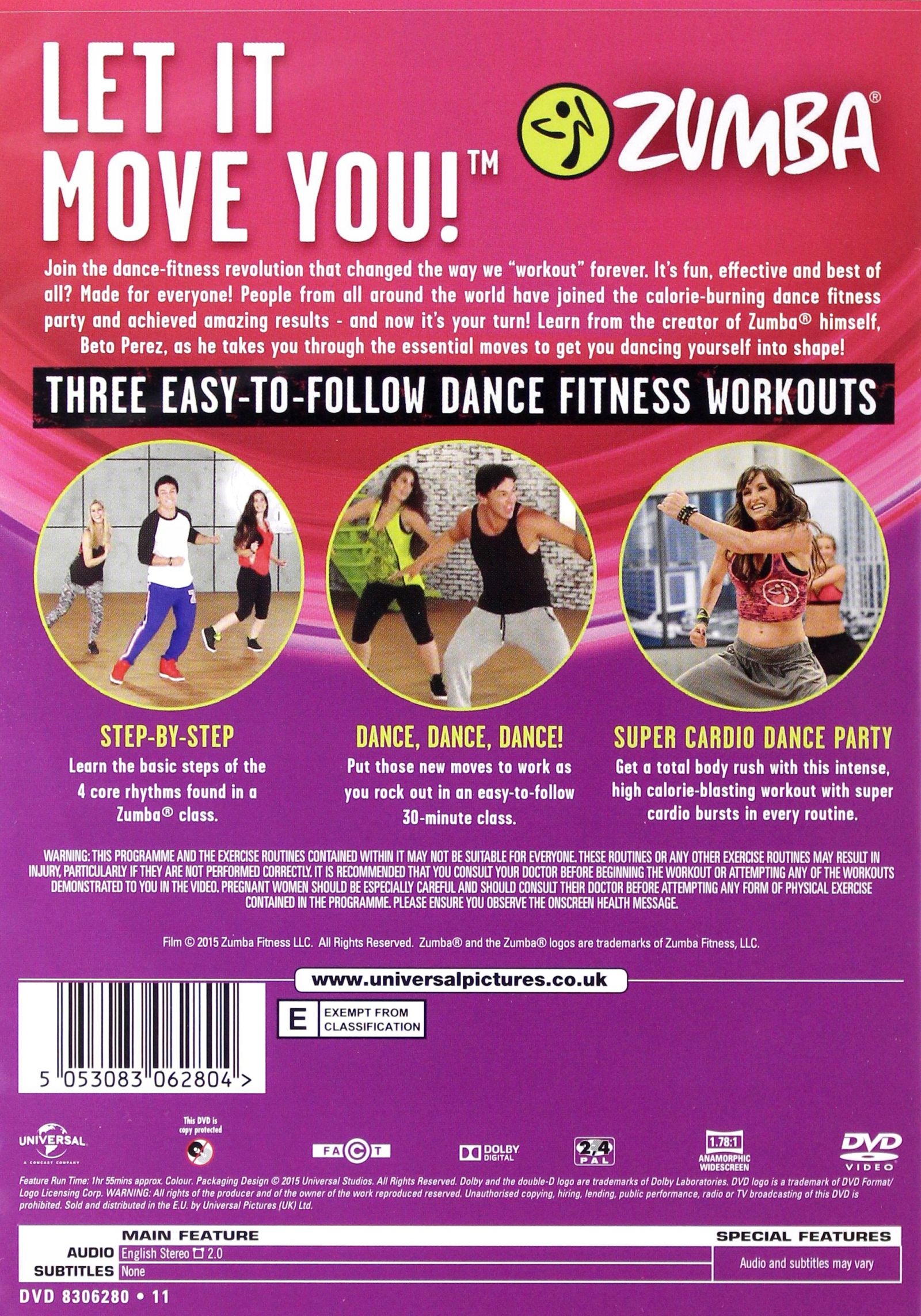 Zumba: Get Your Fitness Party Started! płyta DVD 17536774293