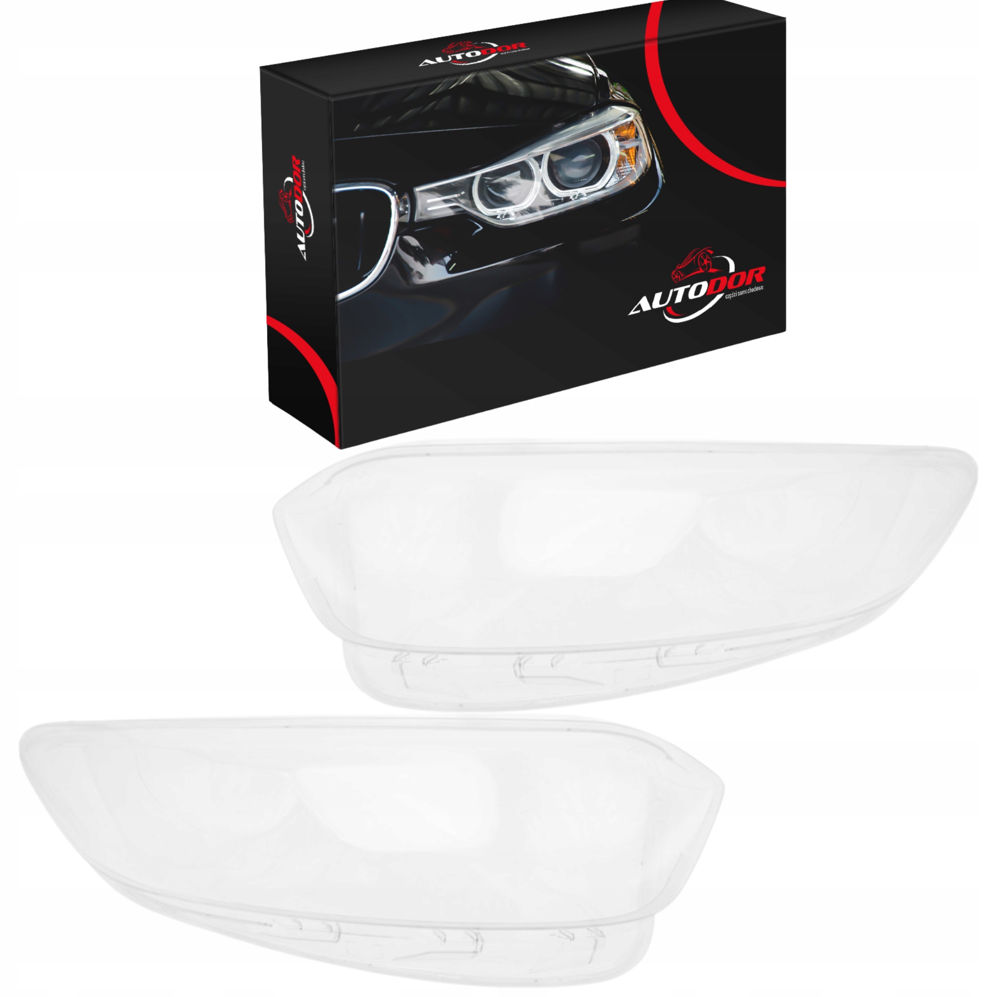 Renault Kadjar 2015-2019 Skla Světlometů Předních Světel L P Sada