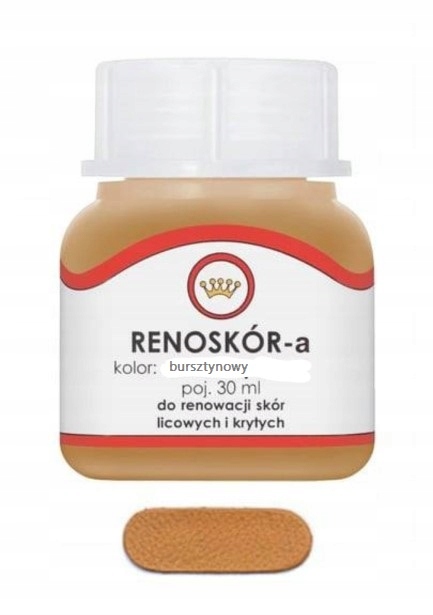

Renoskór Farba Lakier Do Skóry Bursztynowy 30ml