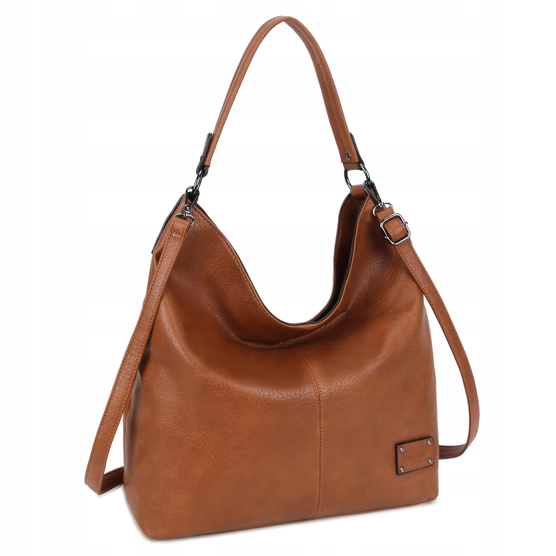 

Torebka damska worek eko skórzana Camel